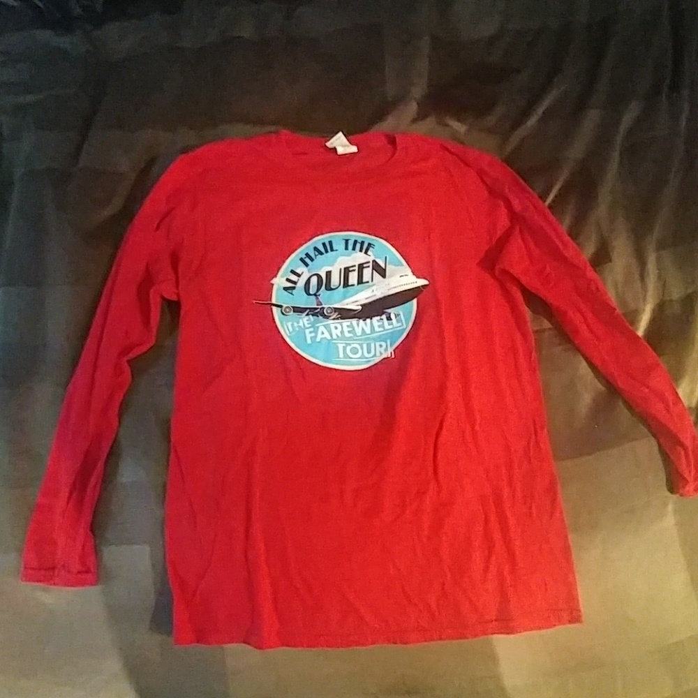Gildan softstyle red shirt delta farewell tour M